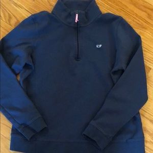 Vineyard vines navy blue 1/4 zip